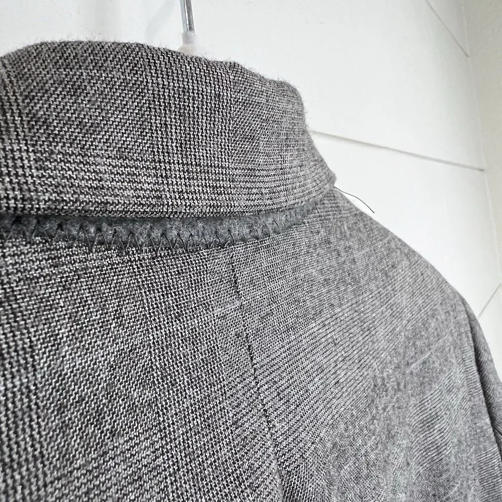 Banana Republic Blazer Jacket Glen Charcoal Men 38R Tailored‎ Slim